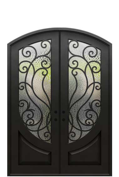 double entry iron doors Kansas collection