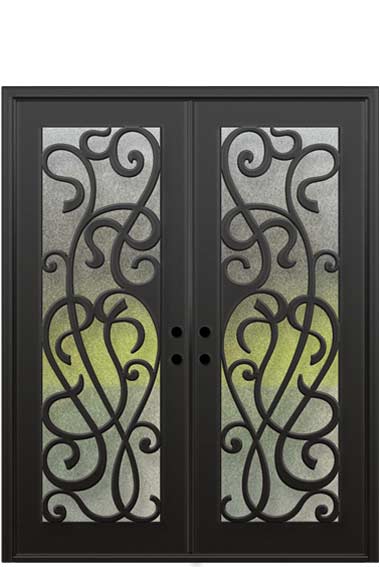 double entry iron doors Kansas