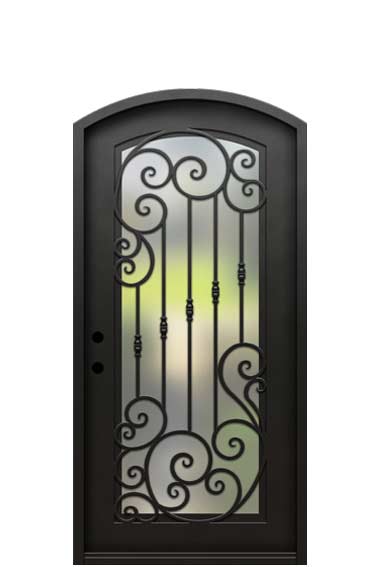 single entry iron doors Kansas