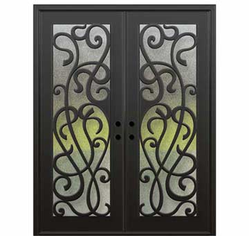 Wrought Iron Door - Dragon Design - Northview Canada Inc